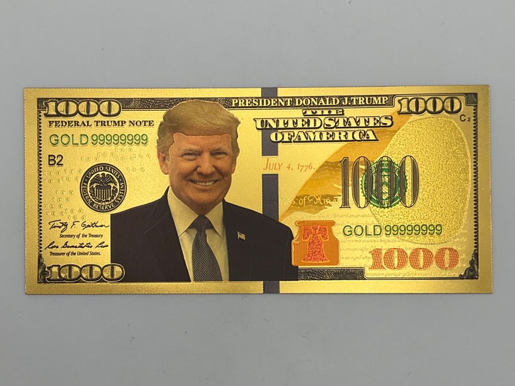 President Donald J. Trump Golden Note