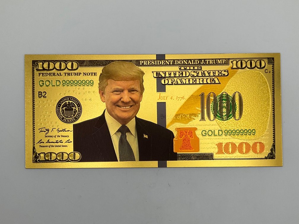 President Donald J. Trump Golden Note