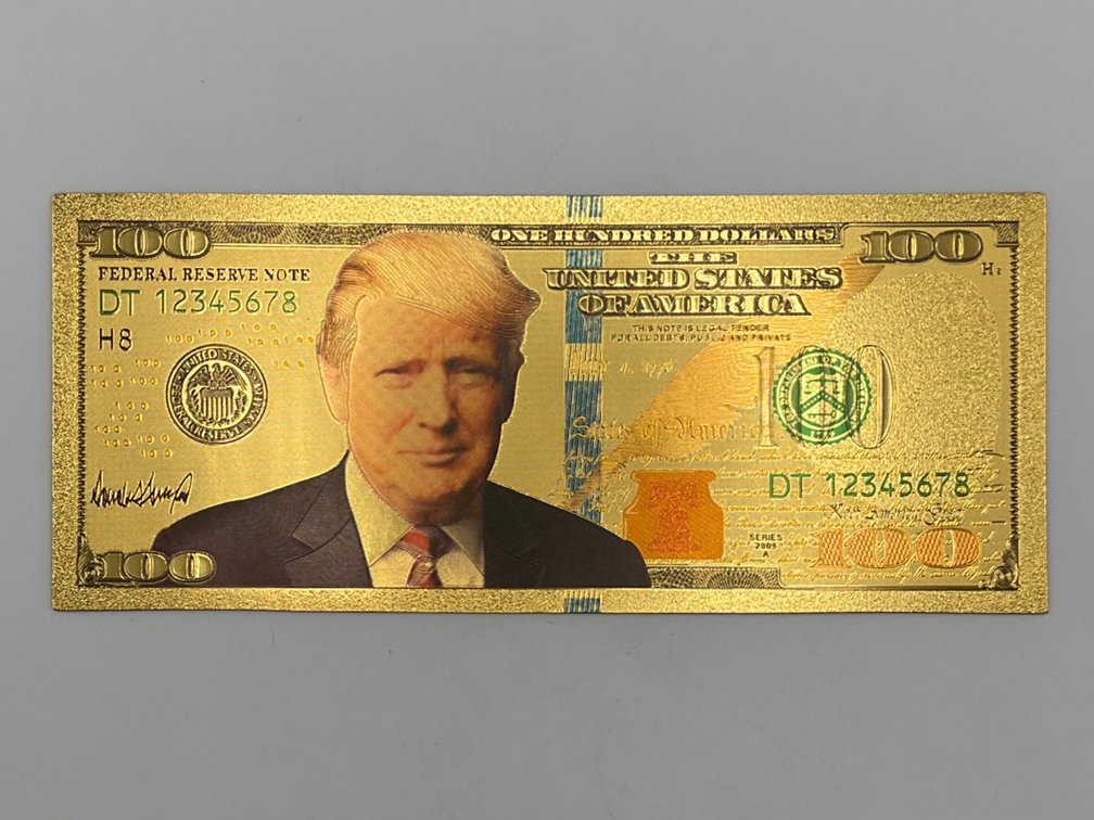President Donald J. Trump Golden Note