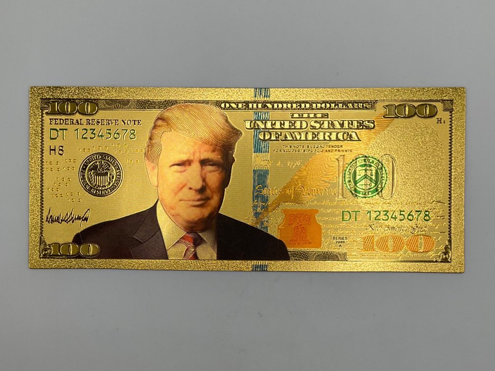 President Donald J. Trump Golden Note