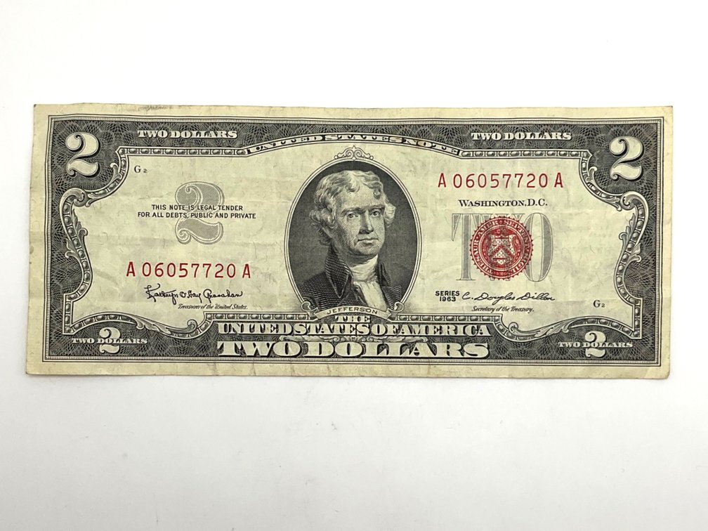 1963 $2 Red Seal Note