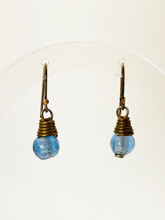 Blue Dangle Earrings