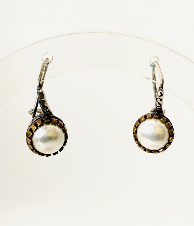 Imitation Pearl Earrings