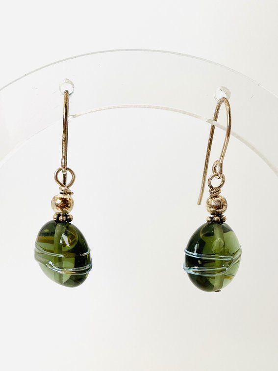Glass Bead Earrings