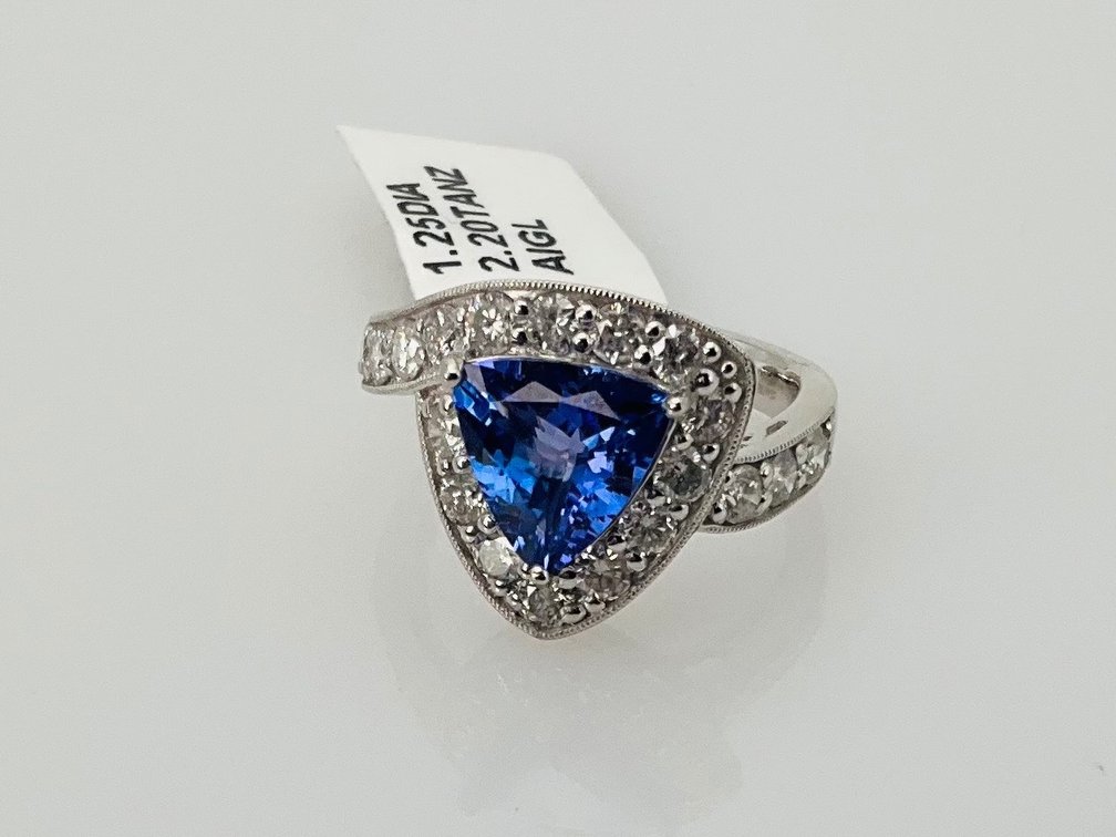 Platinum Tanzanite Ring