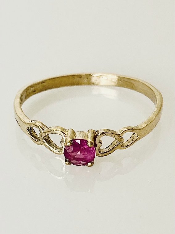 Gold Ruby Ring