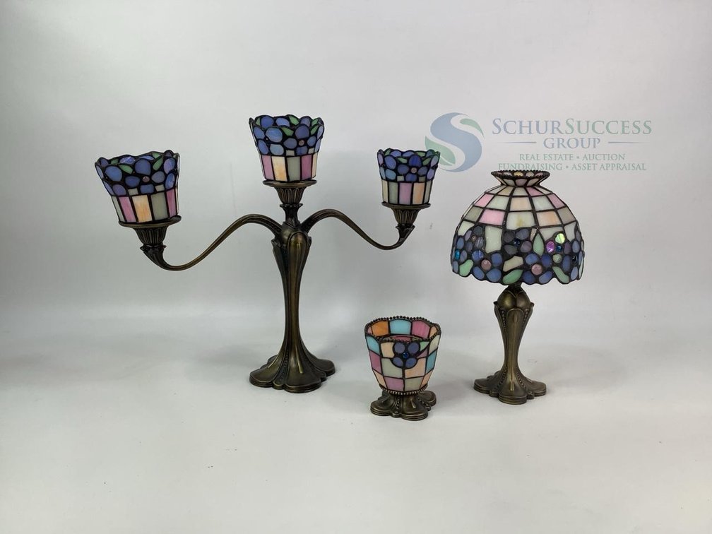 PartyLite Candle Holders and Lamp Set