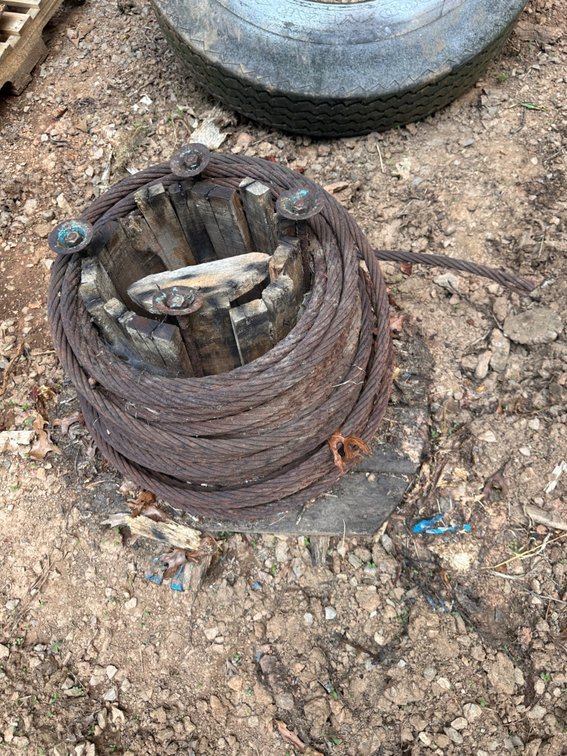 Roll Of Winch Cable 