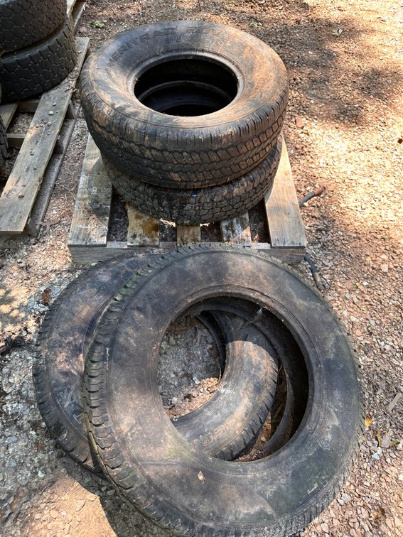 Lot of (4) Tires Size 8.75. R16. 5LT