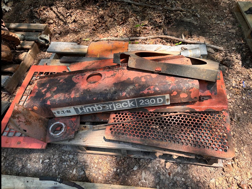 Pallet of Timberjack 230D Parts 