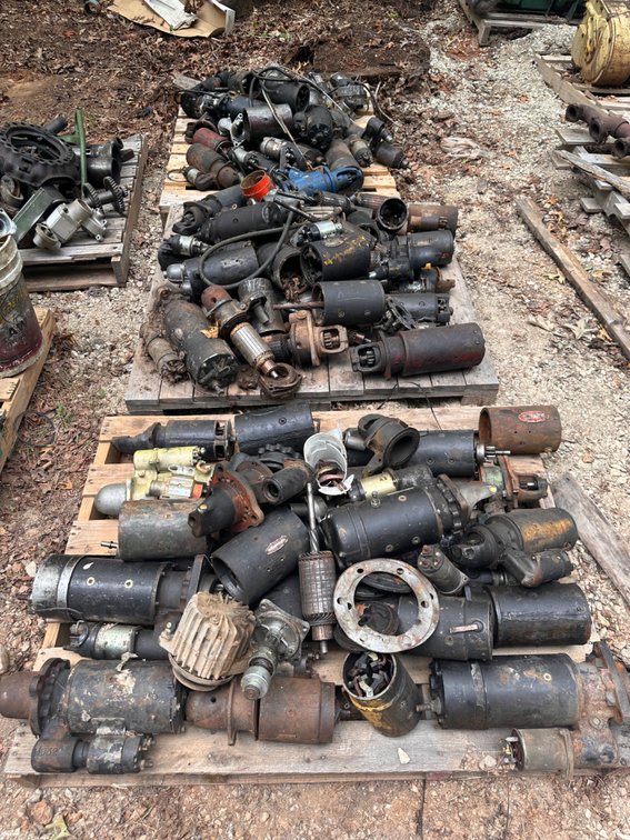 (3) Pallets of Equipment Altenators, Starters & More 