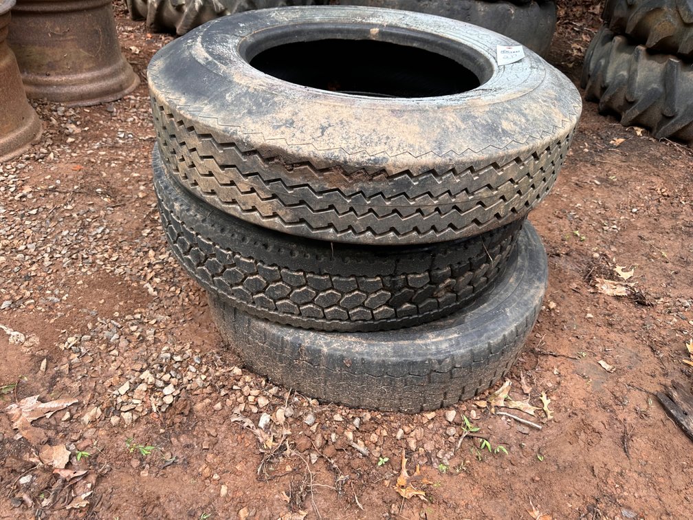Lot of (3) Truck Tires 11- 22.5