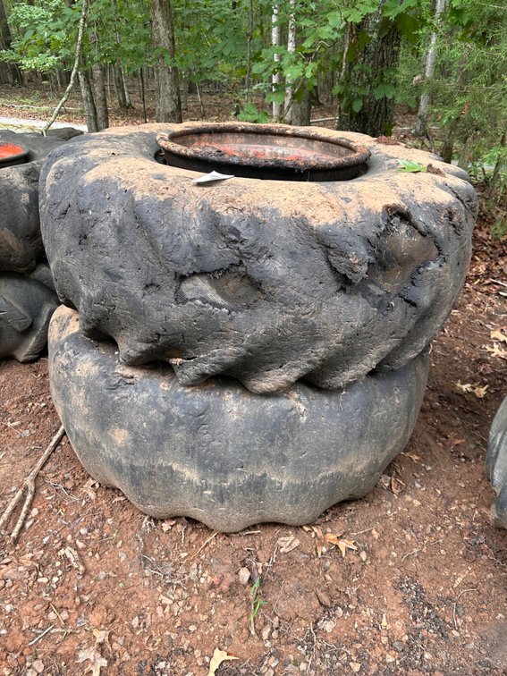 Lot pf (2) Skidder Tires & Rims 