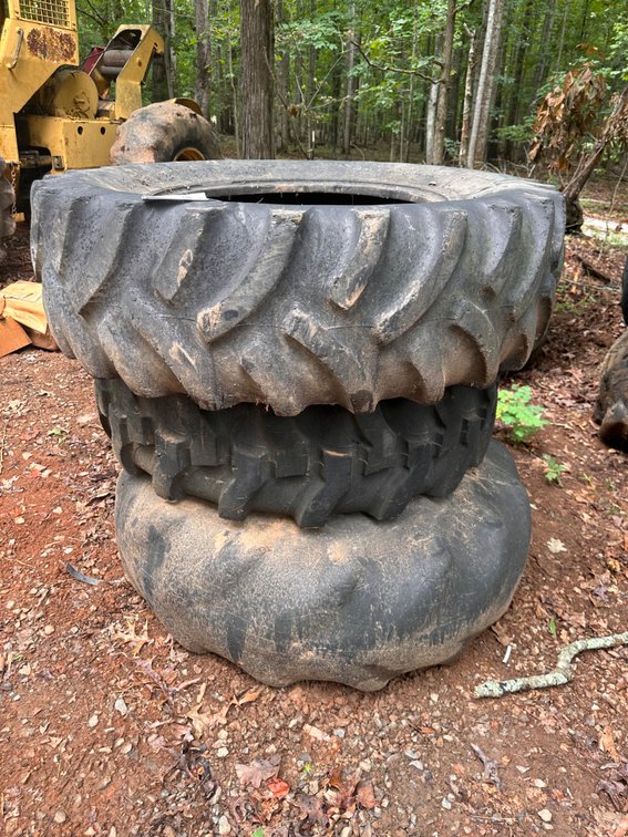 Lot of 3 Tires Skidder Tires & More 