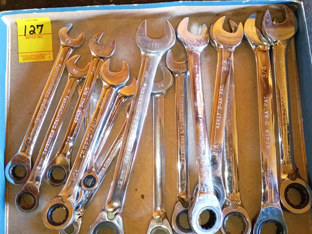 Ratcheting wrench lot