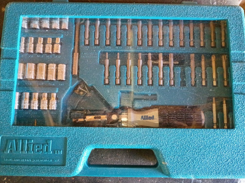 Allied Ratcheting Screwdriver Bit Set