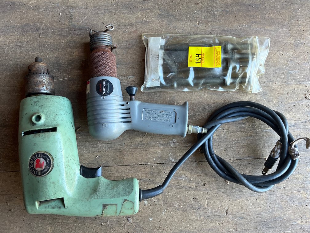 Craftsman Pneumatic hand chisel & rockwell corded drill