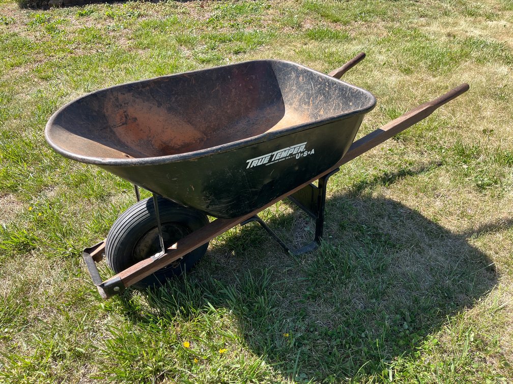 True Temper wheel barrow