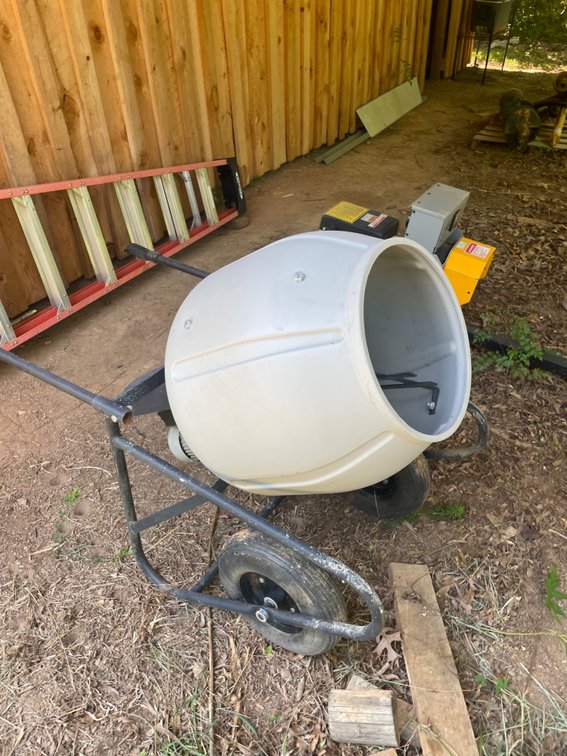 Klutch 3.5 Cu. Ft. Portable Electric Concrete Mixer