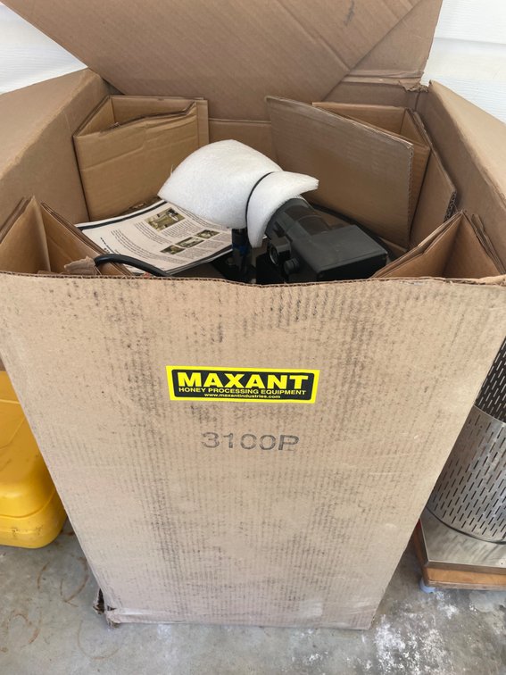 Maxant Honey Processing Model 3100P 9 Frame Power Extractor