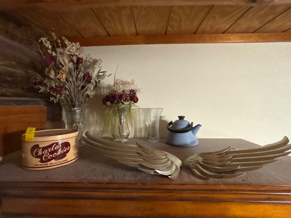 Too Shelf lot of various items