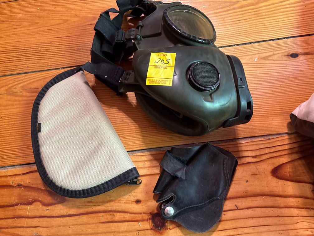 Vintage military protective mask