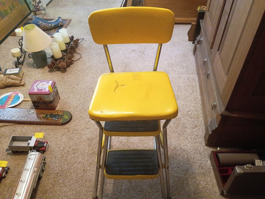 Vintage 1950's Cosco Stool/Ladder Combo