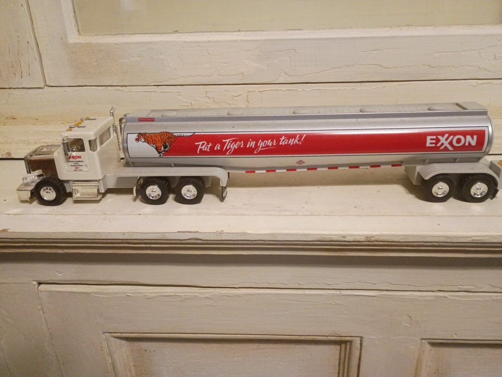 Exxon Tiger Tanker Truck and Trailer