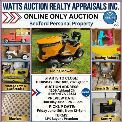 Image for Bedford Personal Property Online Only
