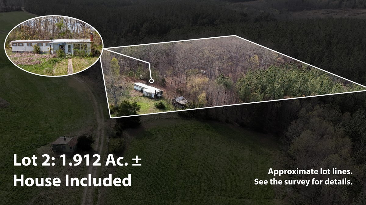 TRACT #2- 1.91 ACRES AND SINGLEWIDE TRAILER