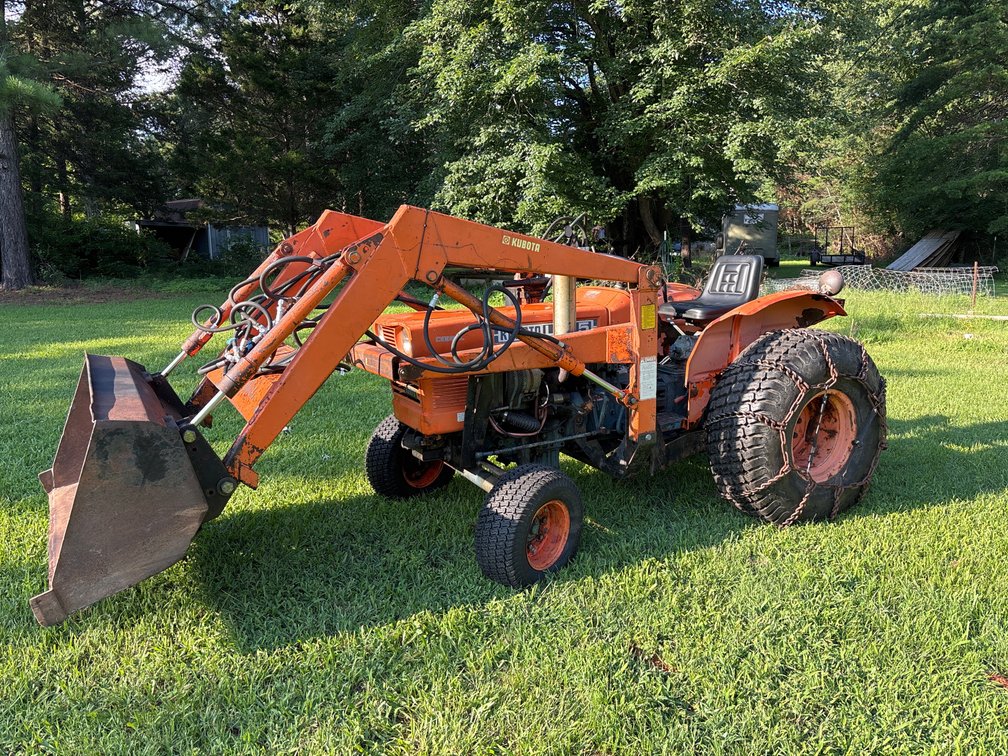 *Updated* 1980s Kubota L185 Diesel Tractor with 1200 Front End Loader