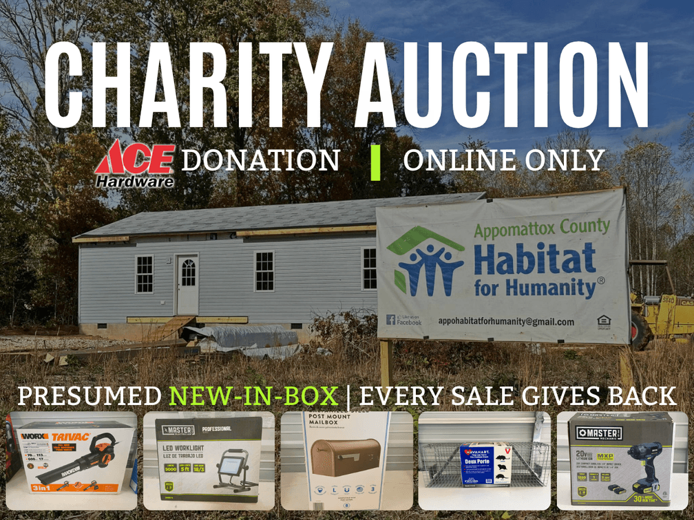 Image for Habitat for Humanity, Charity Auction Appomattox