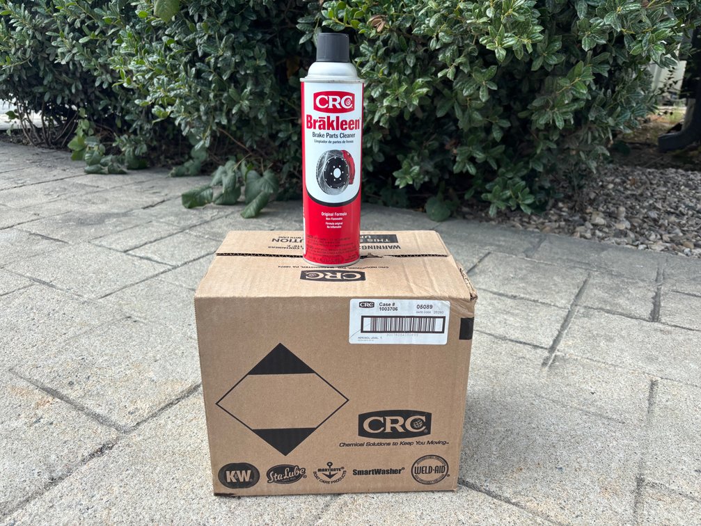Case of 12 CRC Brakleen cans