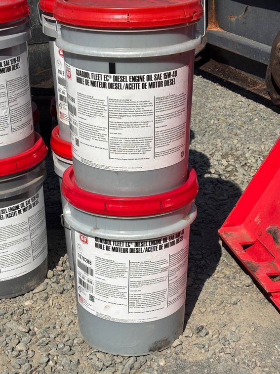Lot of two 5 gallon Phillips 66 15W40 Motor Oil