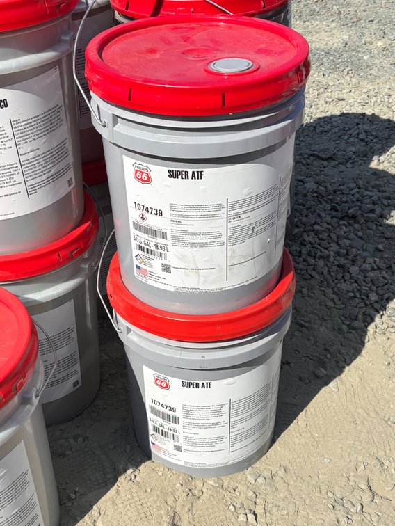 Lot of two 5 gallon Phillips 66 Super ATF Fluid