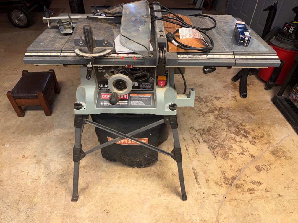 Craftsman 10” Table Saw