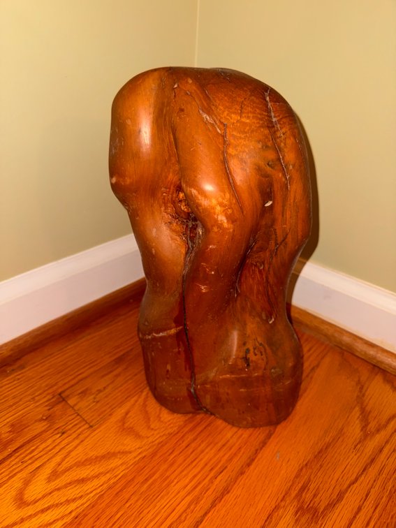 Wooden Hand Carved Art Statue
