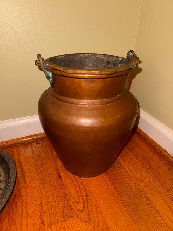 Copper Pot With Handle