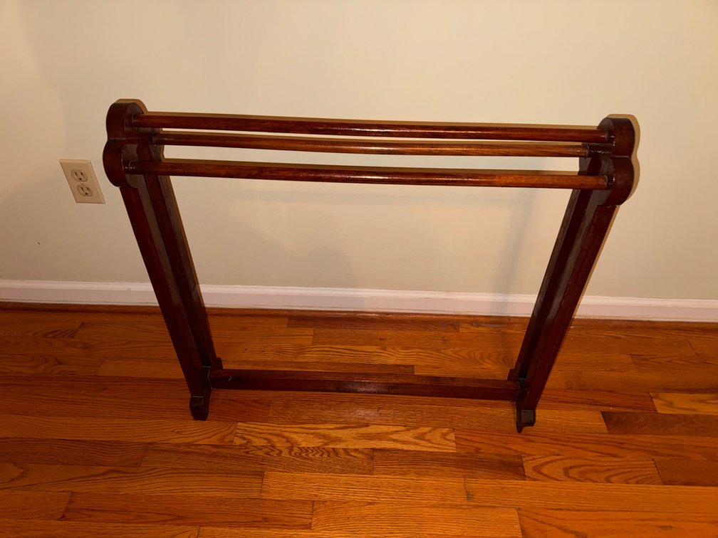 Wooden Quilt Blanket Rack