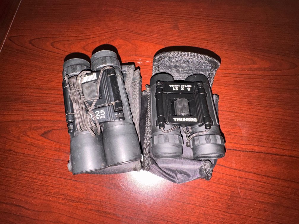 Lot of (2) Bushnell Binoculars