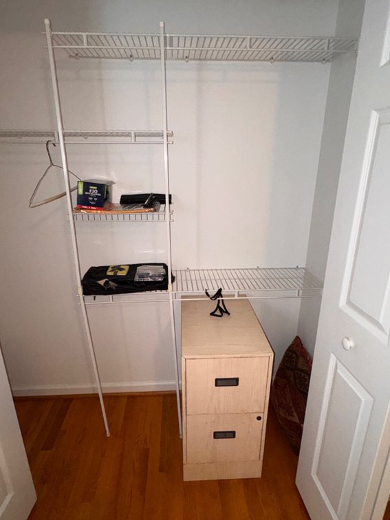 Contents of Closet Bedroom