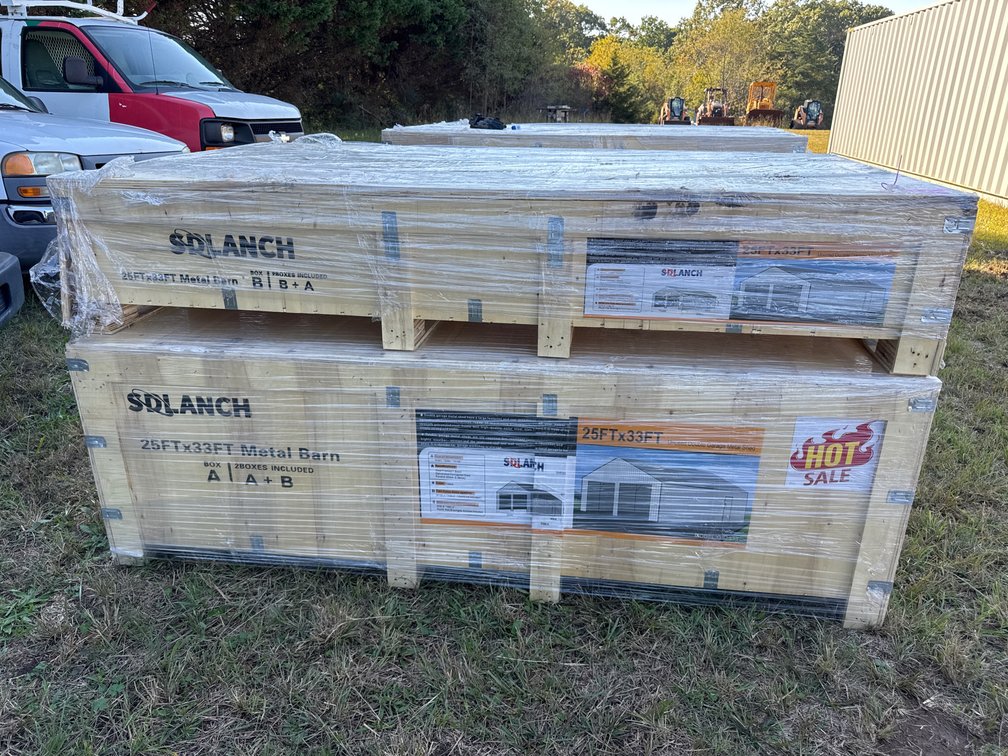 SD 25’ x33’ Double Garage Metal Building