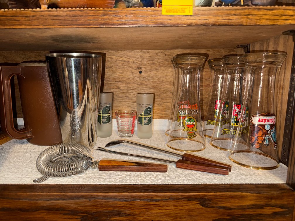 Lot of Liquor Glasses & More