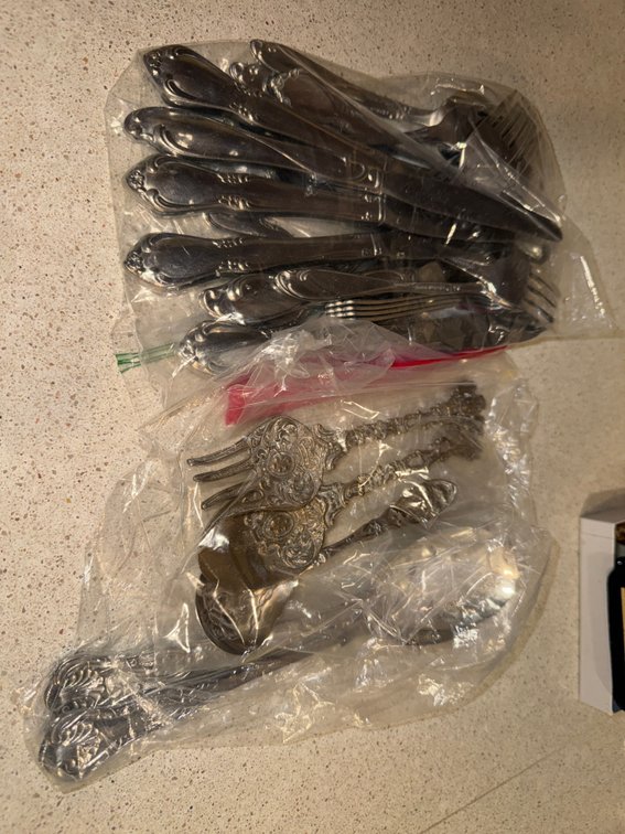 Lot of Silverware & Large Serving Spoons