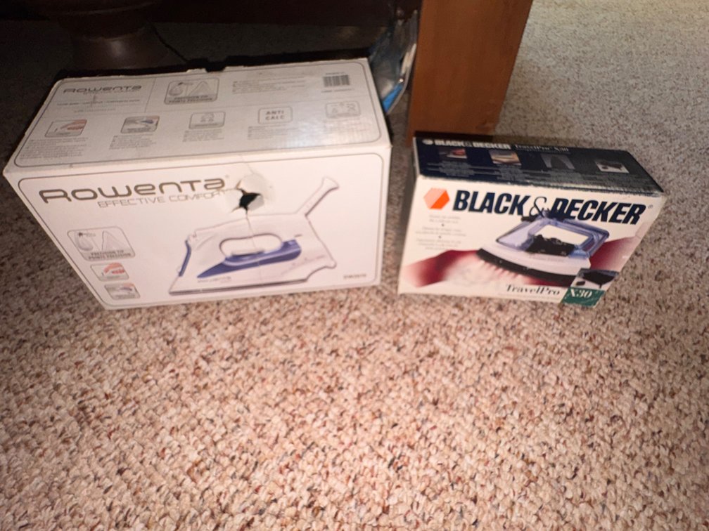 Lot of (2) Clothes Irons