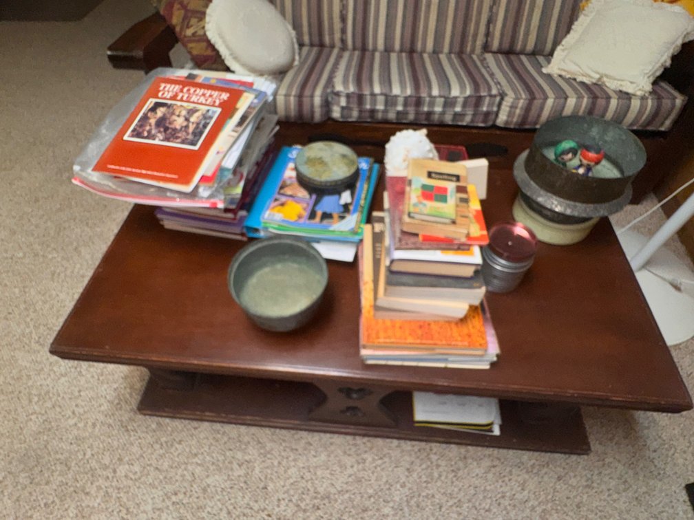 Coffee Table & Contents, Books, Magazines & More
