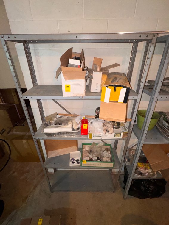 6’ H Metal Rack-NO CONTENTS RACK ONLY