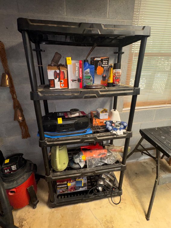 6’ H Plastic Rack-NO CONTENTS RACK ONLY