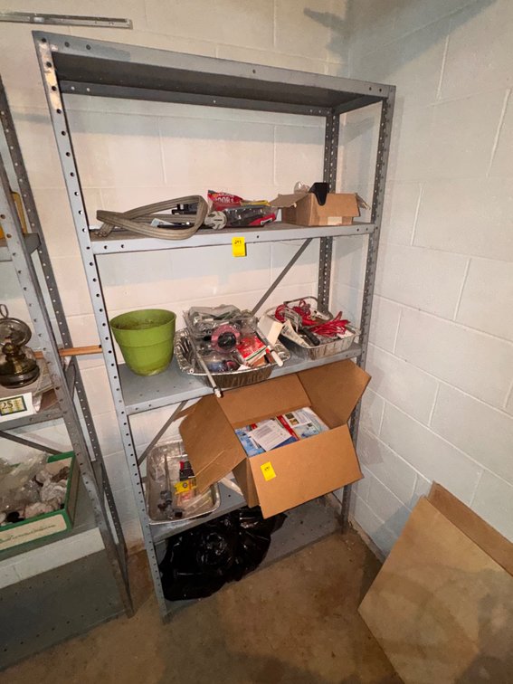 6’ H Metal Rack-NO CONTENTS RACK ONLY