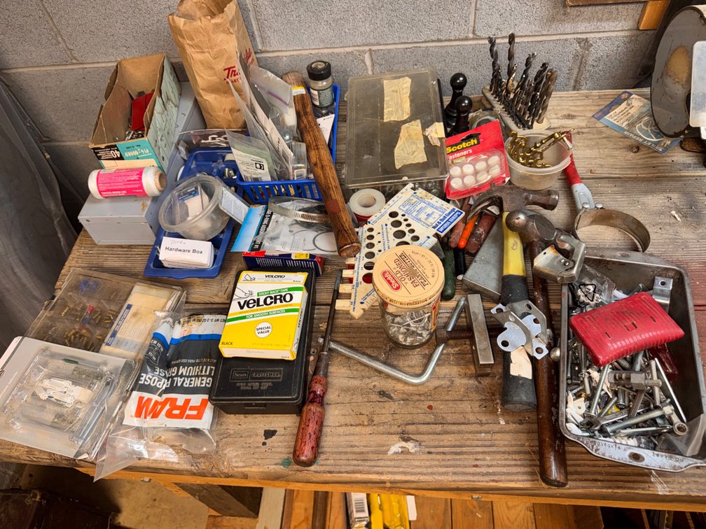 Large Lot of Misc Tools, Drill Bits, & More